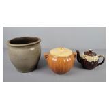 3x The Bid Vintage Stoneware Pottery