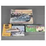 3x The Bid Assorted Ship Models Models