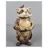 Seagrove Pottey Crystal King Racoon