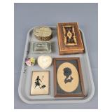 Lot Of Assorted Dresser Boxes & More