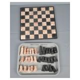 Vintage Marble Chess Set - Complete