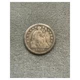 1857 Silver Half Dime