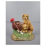 Cast Iron Dogs With Golf Bag Door Stop