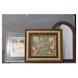 Lot Of 3 Asstd Art And Wall Hung Mirror