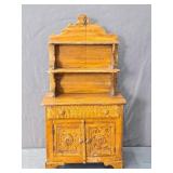 2' Tall Vintage Painted Sample Piece Hutch