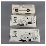 3x The Bid 1st Gear & Ertl Trucks