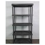 5 Shelf Heavy Duty Plastic Storage Unit