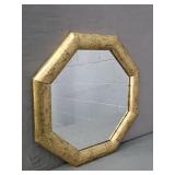 Decorative Gold Frame Octagon Mirror