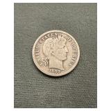 1909 Barber Silver Dime