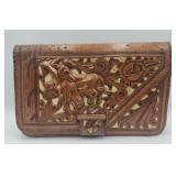 Vintage Davalos Art Mex  Mexico Hand Tooled