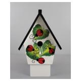 Ladybug Motif Decorative Birdhouse