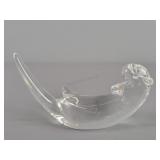 Signed Steuben Glass Hard At Work Otter