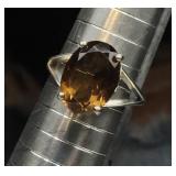 Sterling Silver Ring Sz9 Tw 4.0g