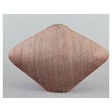 Signed Clay Diamond Shape Vase