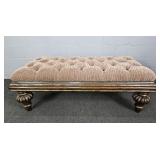 Marge Carson Oversize Upholstered Low Seat Bench