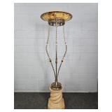 Maitland Smith Wrought Iron Torchiere Lamp