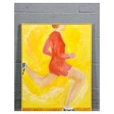 Framed Oil On Canvas