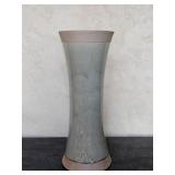 Flared Celadon Vase 17" Made In Thailand