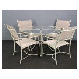 Brown Jordan High End Aluminum Patio Dining Set