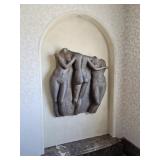 Greek Relief Style 3 Graces Molded Sculpture