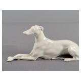 7" Porcelain Whippet Figurine Made In Austria