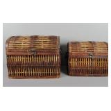2x The Bid Woven Storage Chest