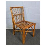 Bamboo & Rattan Dining Chair Needs Tlc