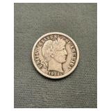 1914 Barber Silver Dime
