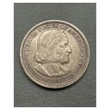 1893 Colombian Silver Commem Half Dollar