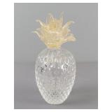10" Heavy Glass Pineapple