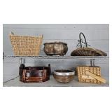 6x The Bid Assorted Baskets & Planters