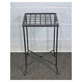 Decorative Wrought Iron Patio Side Table