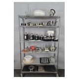 Kitchen Items Lot - Rack Not Included