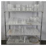 Assorted Clear Glass & More - Rack Not Included
