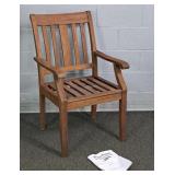 World Market Brand New Solid Wood Accent Arm Chair