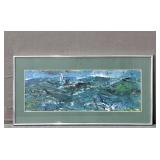 Signed Nautical Scene Painting - See Photos