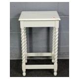 Small Painted Wood Twist Leg Stand