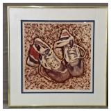 Signed Paul Stevens Jogging Shoes Print