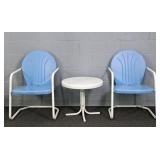 2x The Bid Crosley Retro Balloon Back Patio Chairs