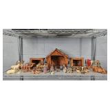 Ceramic Nativity Lot - With Chips