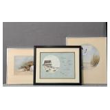 Lot Of 3 Beach Themed Art