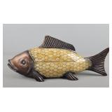 17' Decorative Fish Platter With Lid