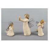 3x The Bid Willow Tree Angels