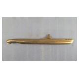 Vintage Brass Uss Bluegil Submarine