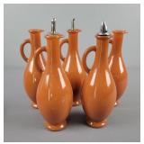 5x The Bid Vintage Italy Glass Cruets