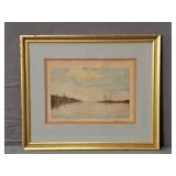 Coastal Scene Hand Signed & Numbered Print