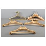 26pc Lot Metal & Wood Hangers