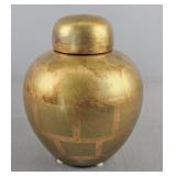 Decorative Gold Colored Urn