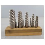 Oversized Hanson Spiral Screw Extractor Set