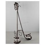 Large Hand Wrought Display Easel W/ Bronze Finish